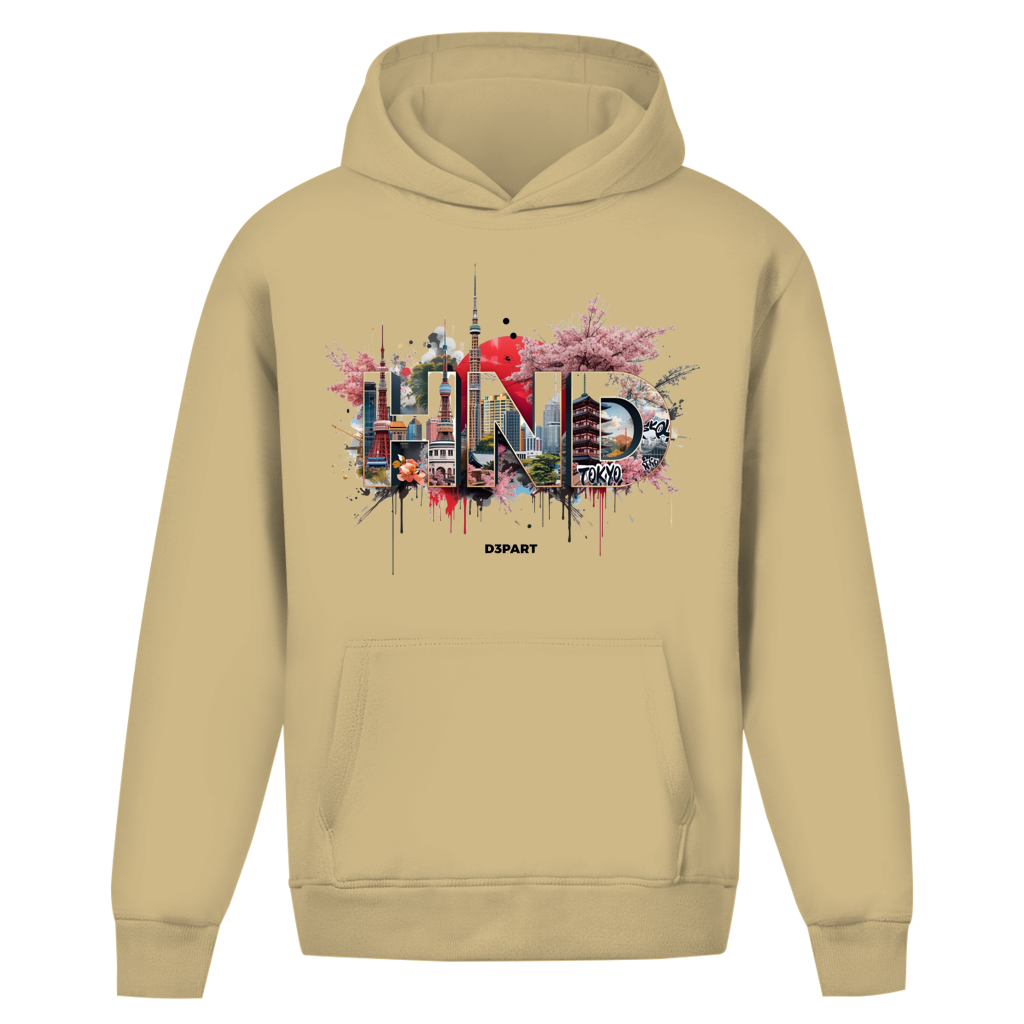 D3PART™ - Tokio I HND - Core Oversized Hoodie