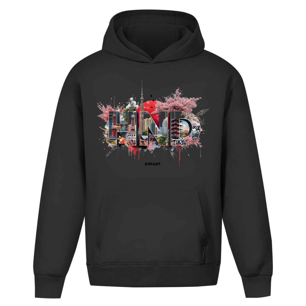 D3PART™ - Tokio I HND - Core Oversized Hoodie