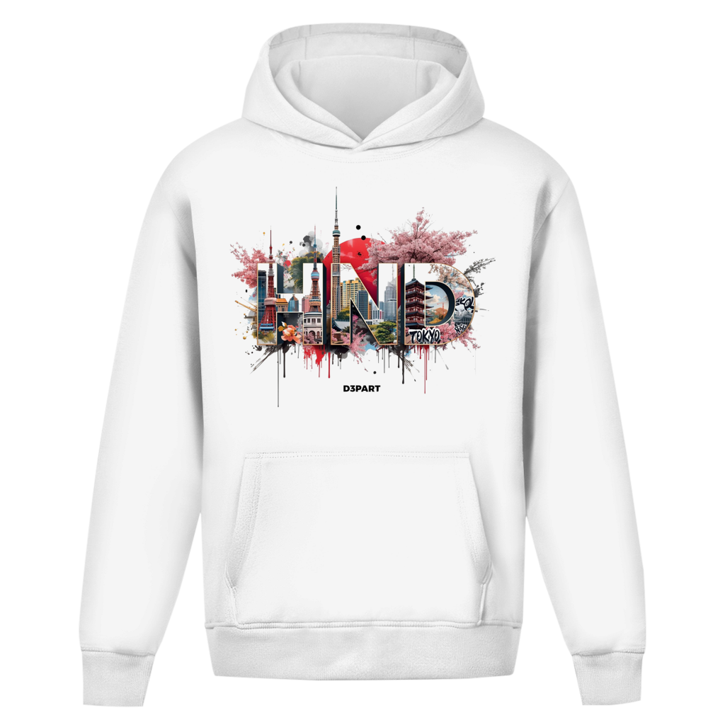 D3PART™ - Tokio I HND - Core Oversized Hoodie