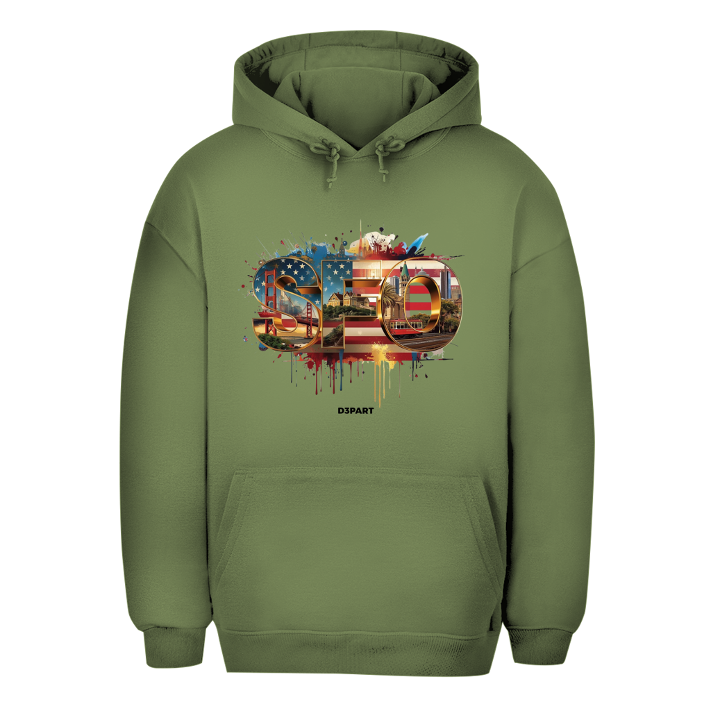 D3PART™ - San Francisco I SFO - Signature Oversized Hoodie