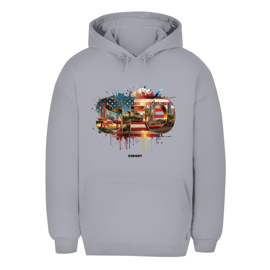 D3PART™ - San Francisco I SFO - Signature Oversized Hoodie
