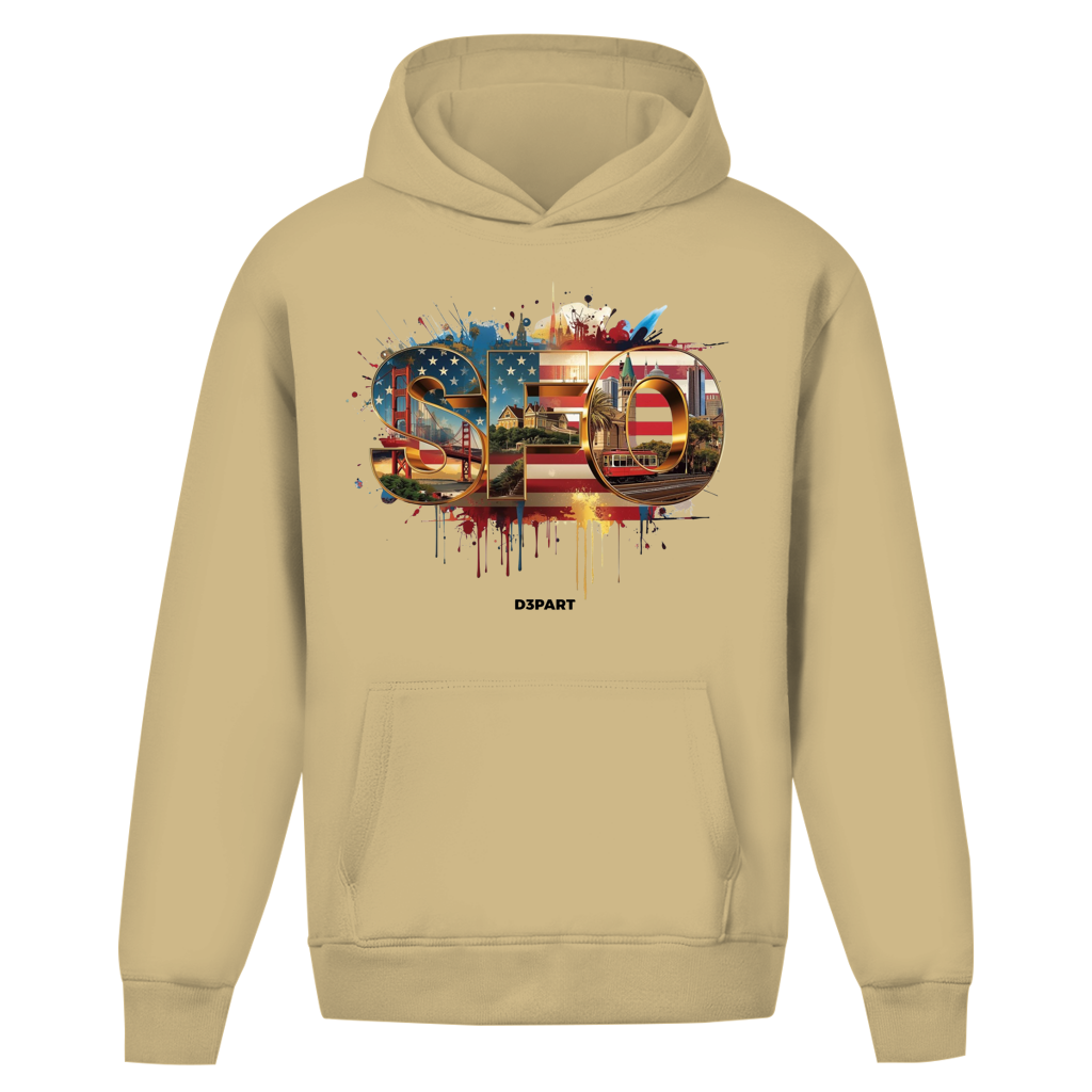D3PART™ - San Francisco I SFO - Core Oversized Hoodie