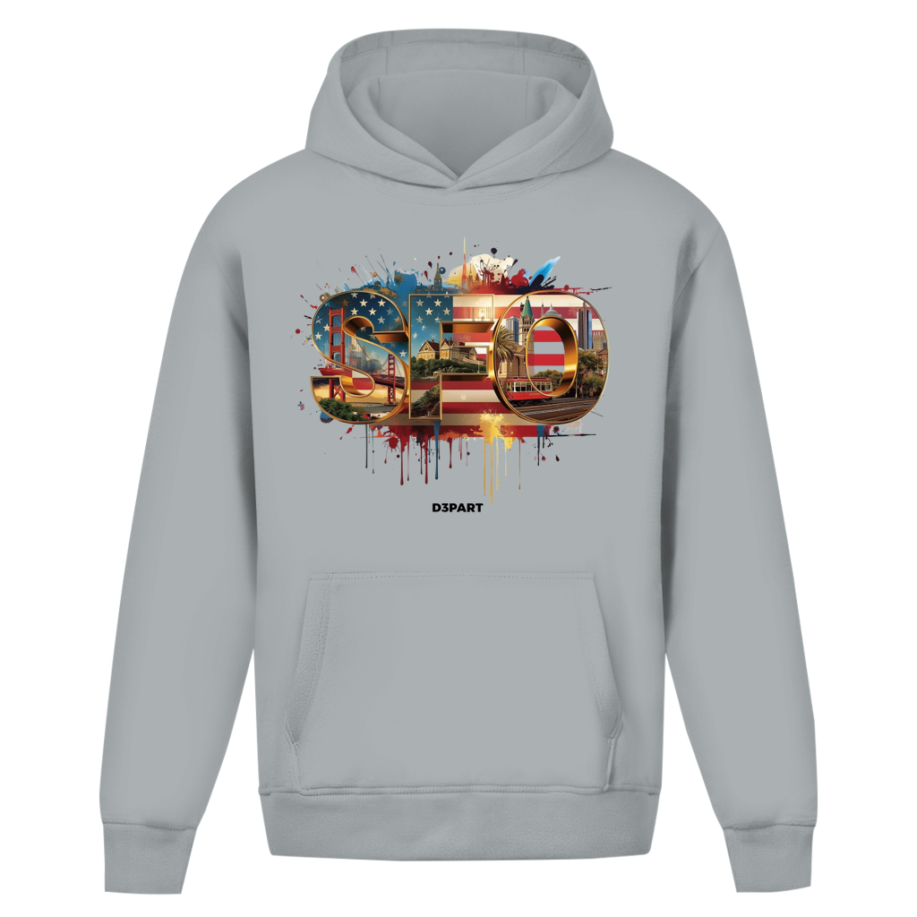 D3PART™ - San Francisco I SFO - Core Oversized Hoodie