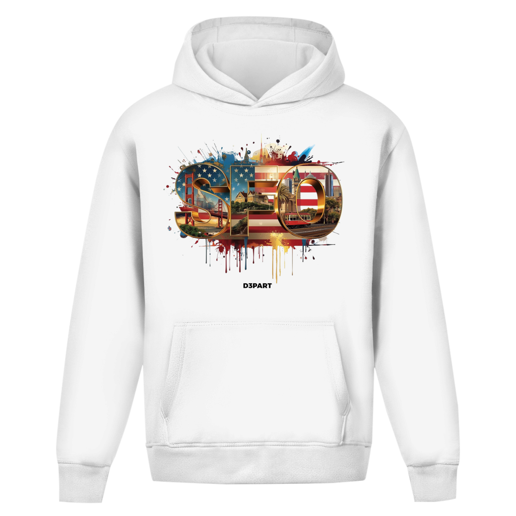 D3PART™ - San Francisco I SFO - Core Oversized Hoodie
