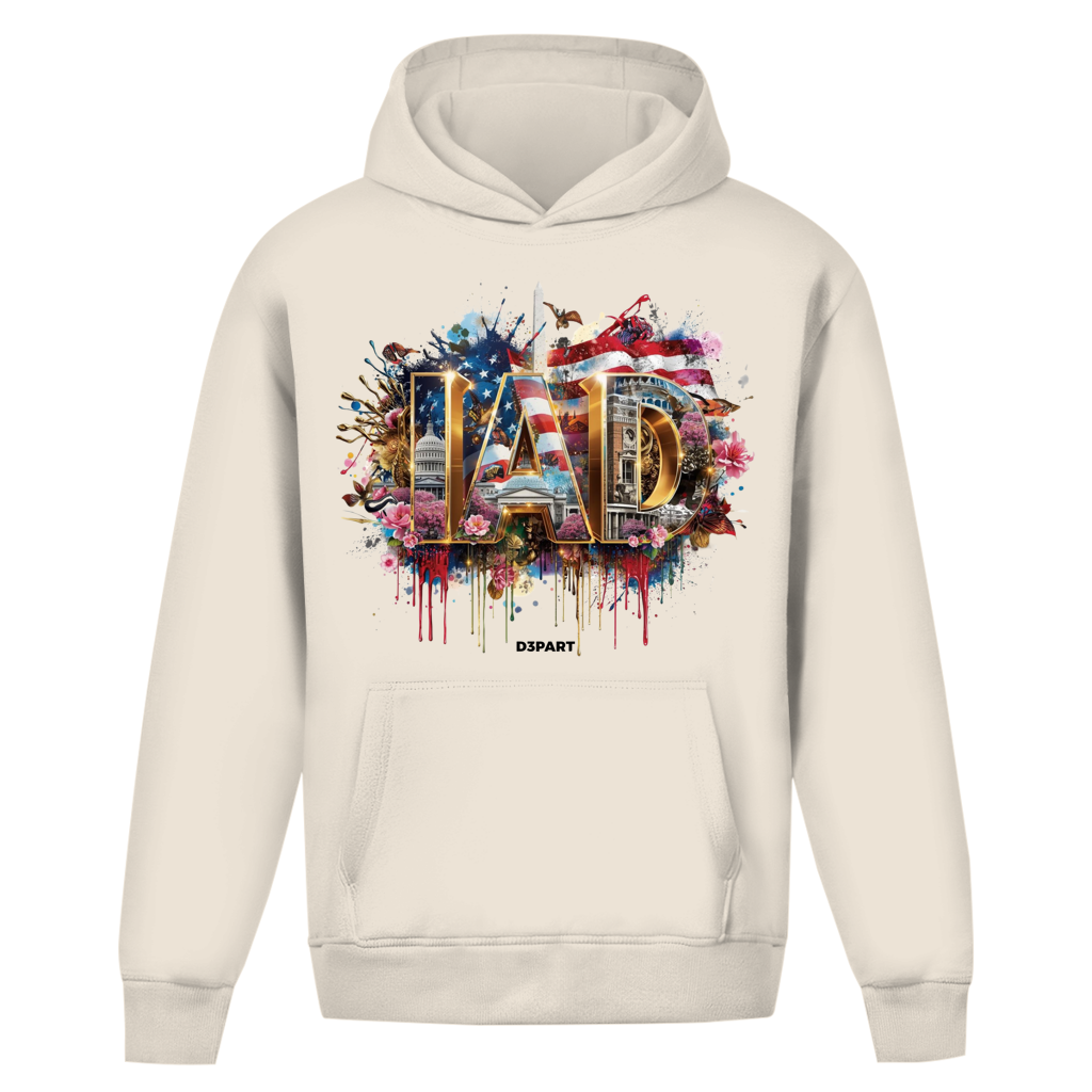 D3PART™ - Washington DC I IAD - Core Oversized Hoodie