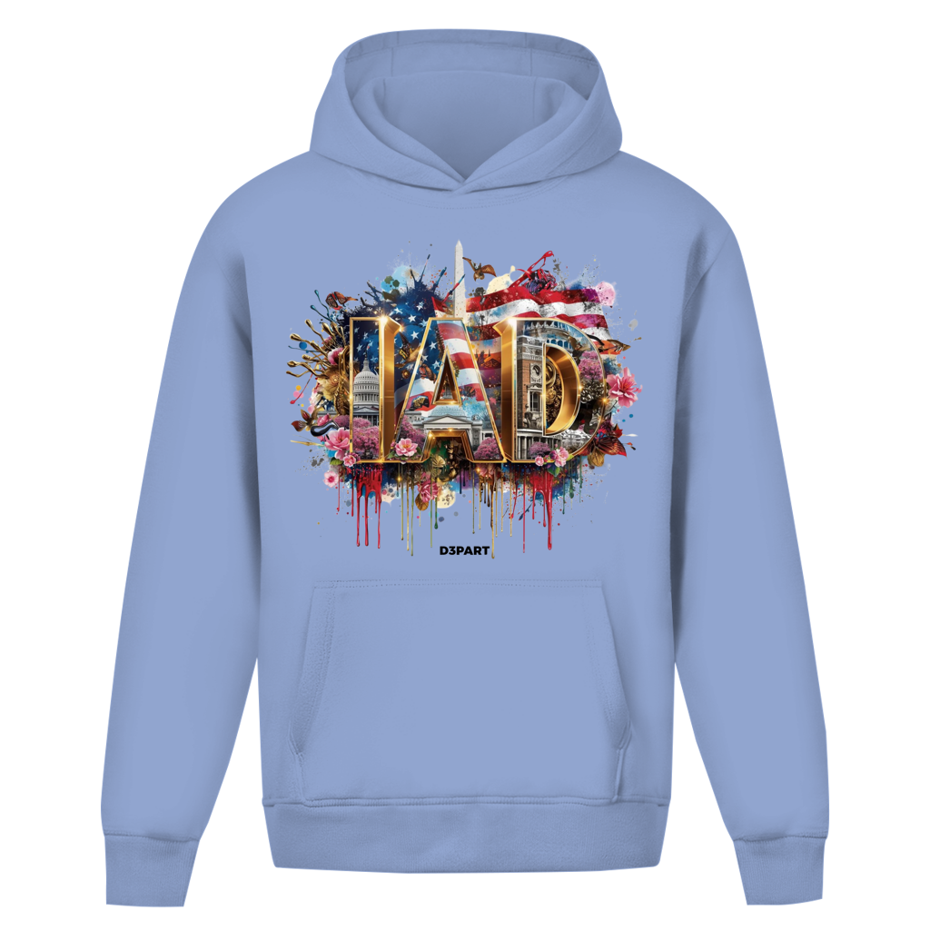 D3PART™ - Washington DC I IAD - Core Oversized Hoodie