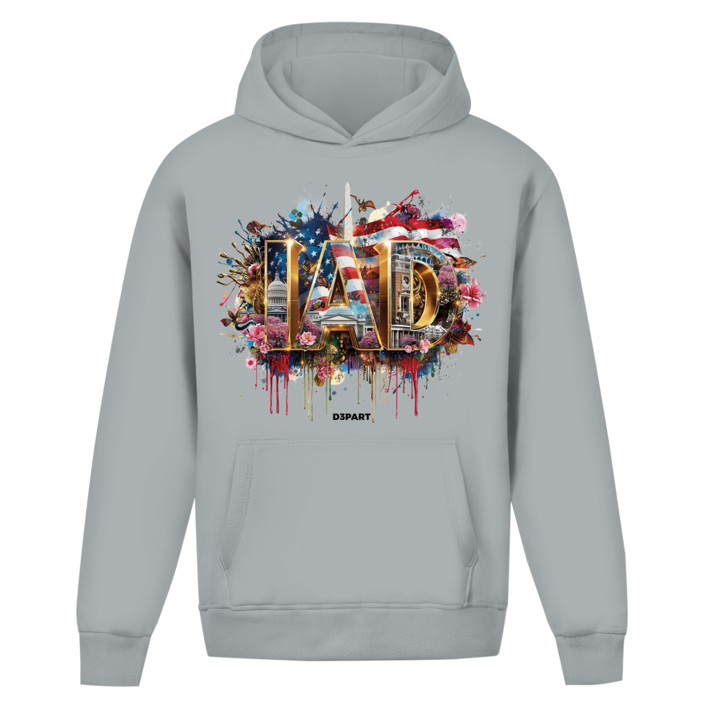 D3PART™ - Washington DC I IAD - Core Oversized Hoodie