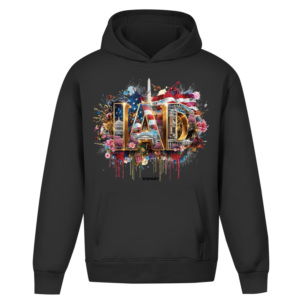 D3PART™ - Washington DC I IAD - Core Oversized Hoodie