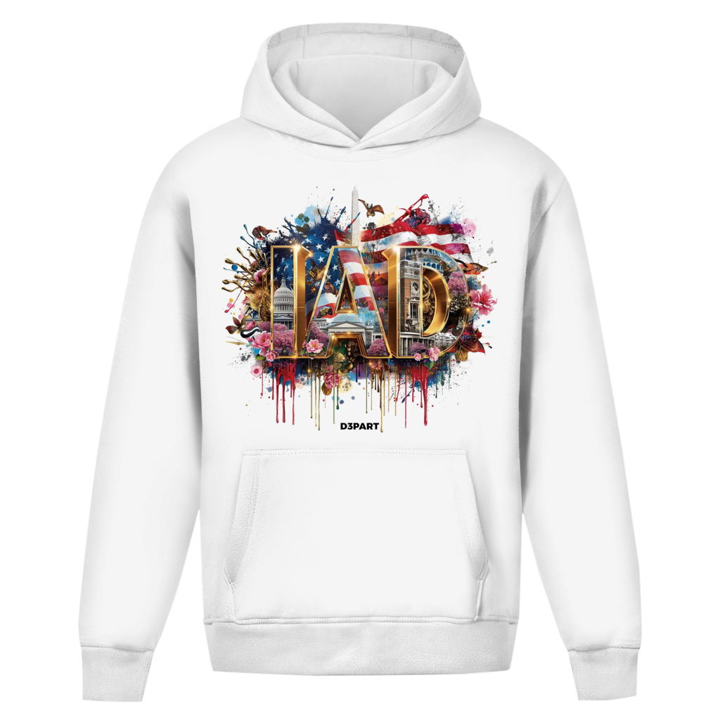 D3PART™ - Washington DC I IAD - Core Oversized Hoodie