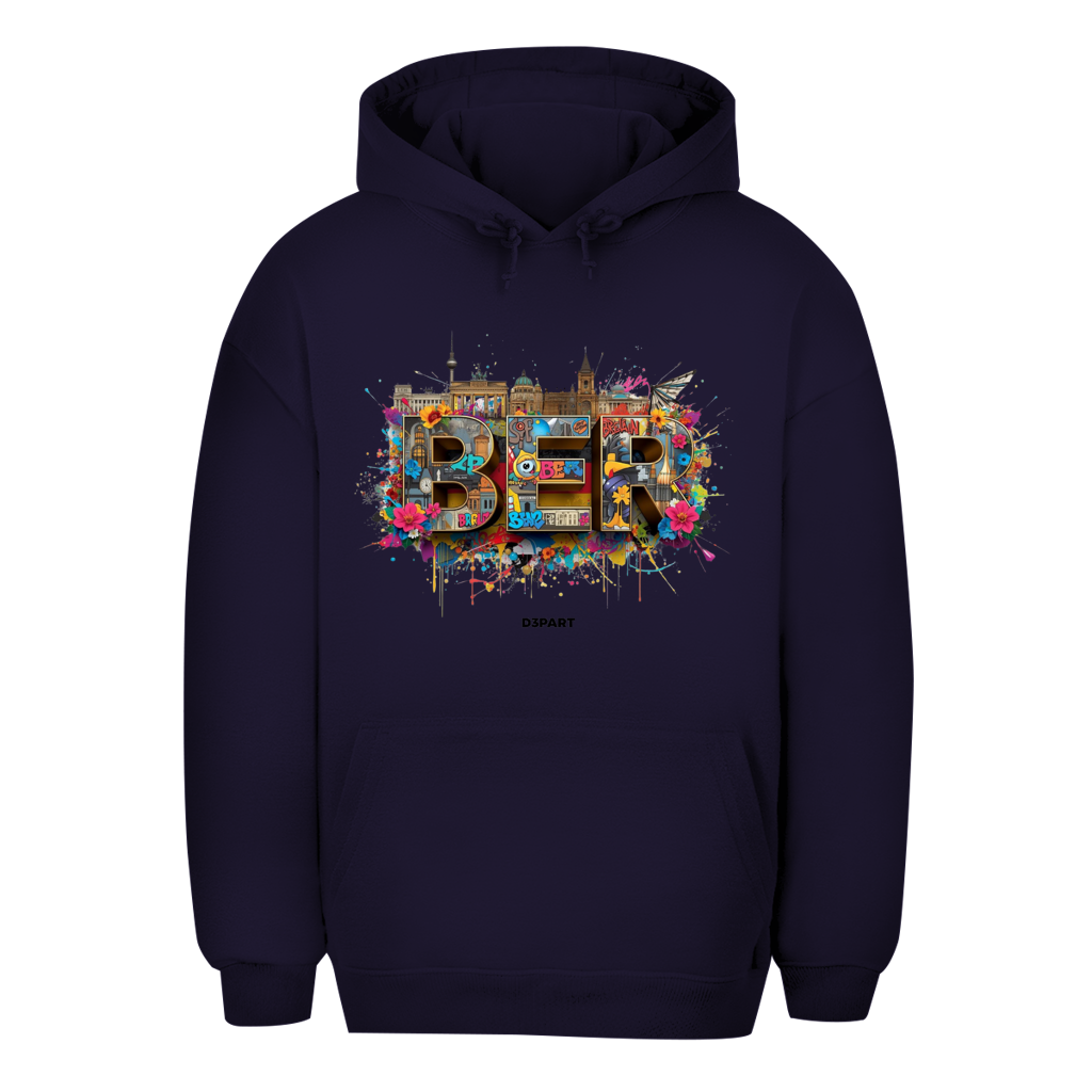 D3PART™ - Berlin I BER - Signature Oversized Hoodie