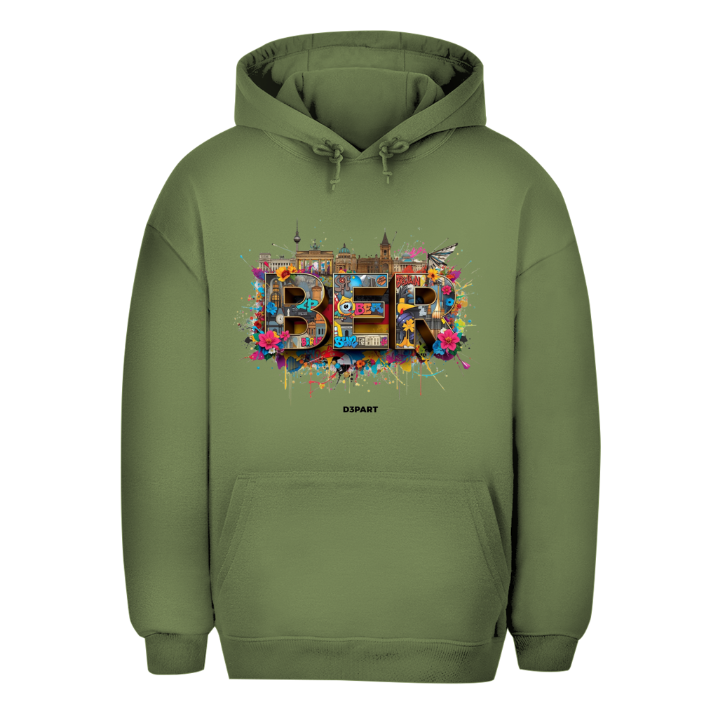D3PART™ - Berlin I BER - Signature Oversized Hoodie