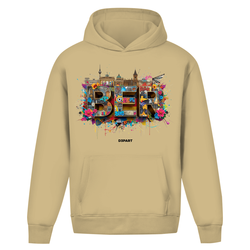 D3PART™ - Berlin I BER - Core Oversized Hoodie
