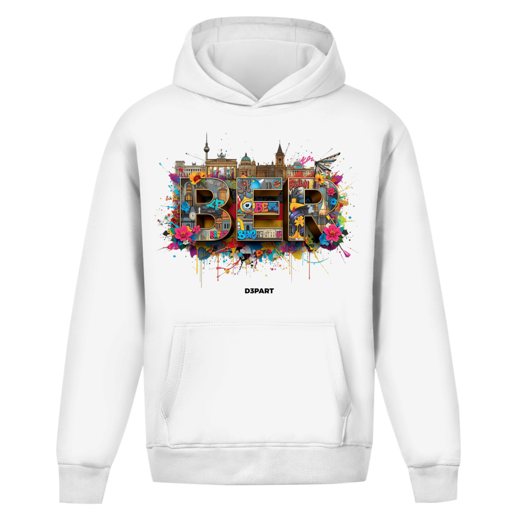 D3PART™ - Berlin I BER - Core Oversized Hoodie