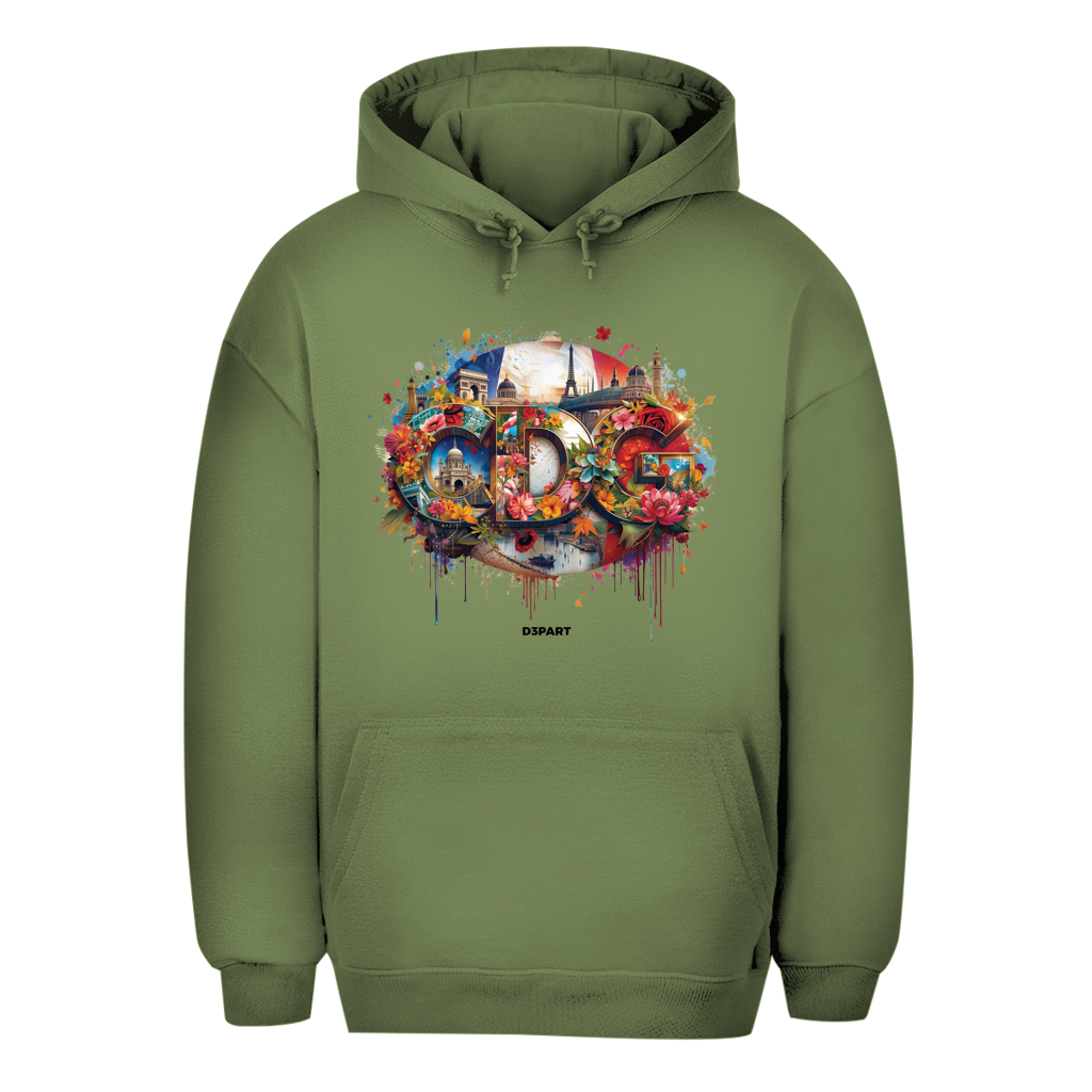 D3PART™ - Paris I CDG - Signature Oversized Hoodie