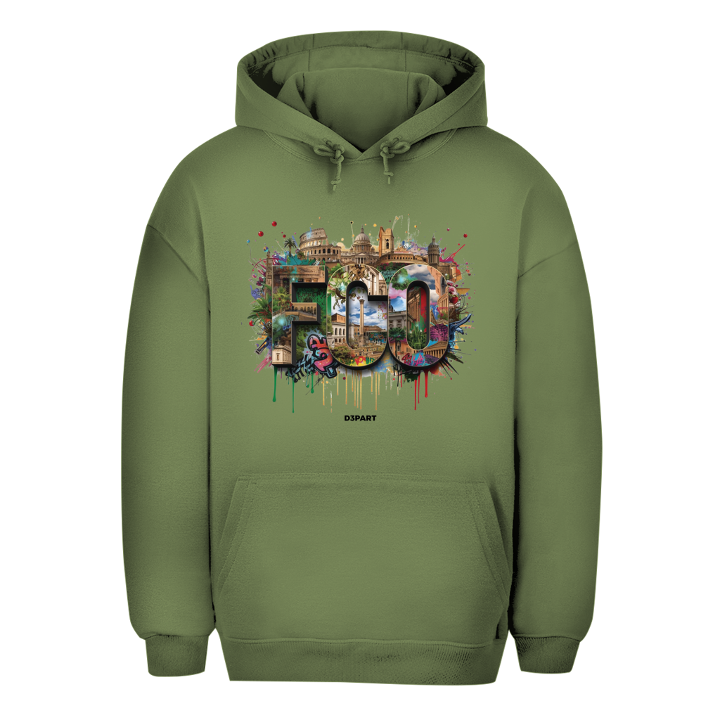 D3PART™ - Rom I FCO - Signature Oversized Hoodie