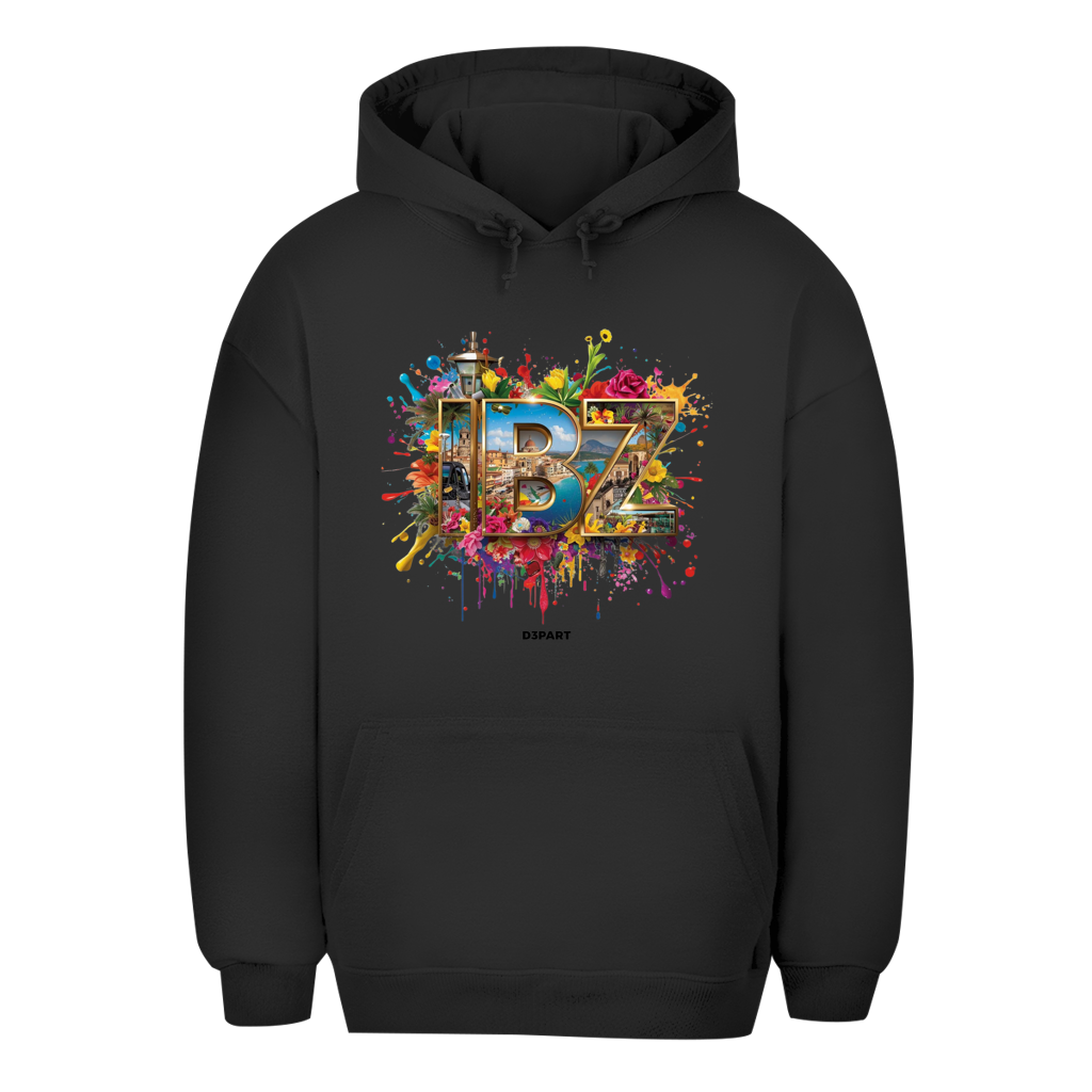 D3PART™ - Ibiza I IBZ - Signature Oversized Hoodie