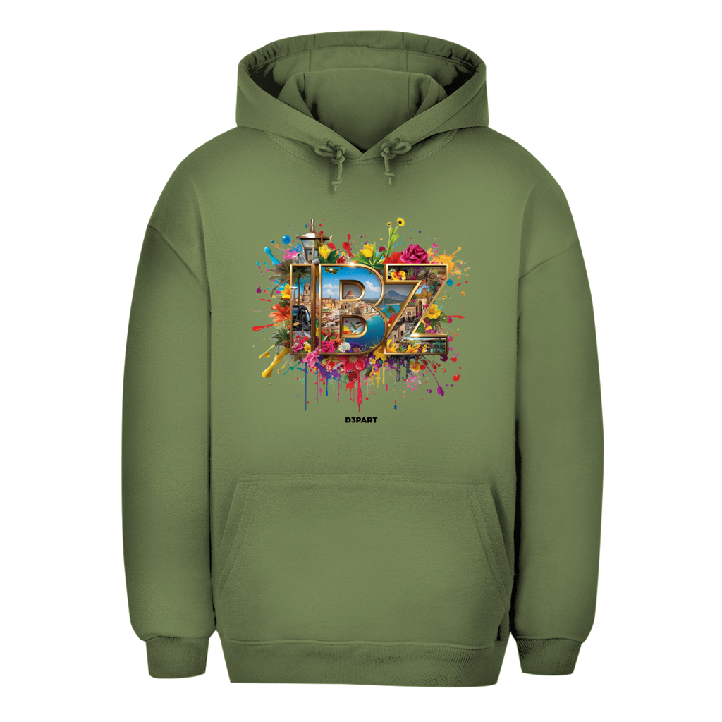 D3PART™ - Ibiza I IBZ - Signature Oversized Hoodie