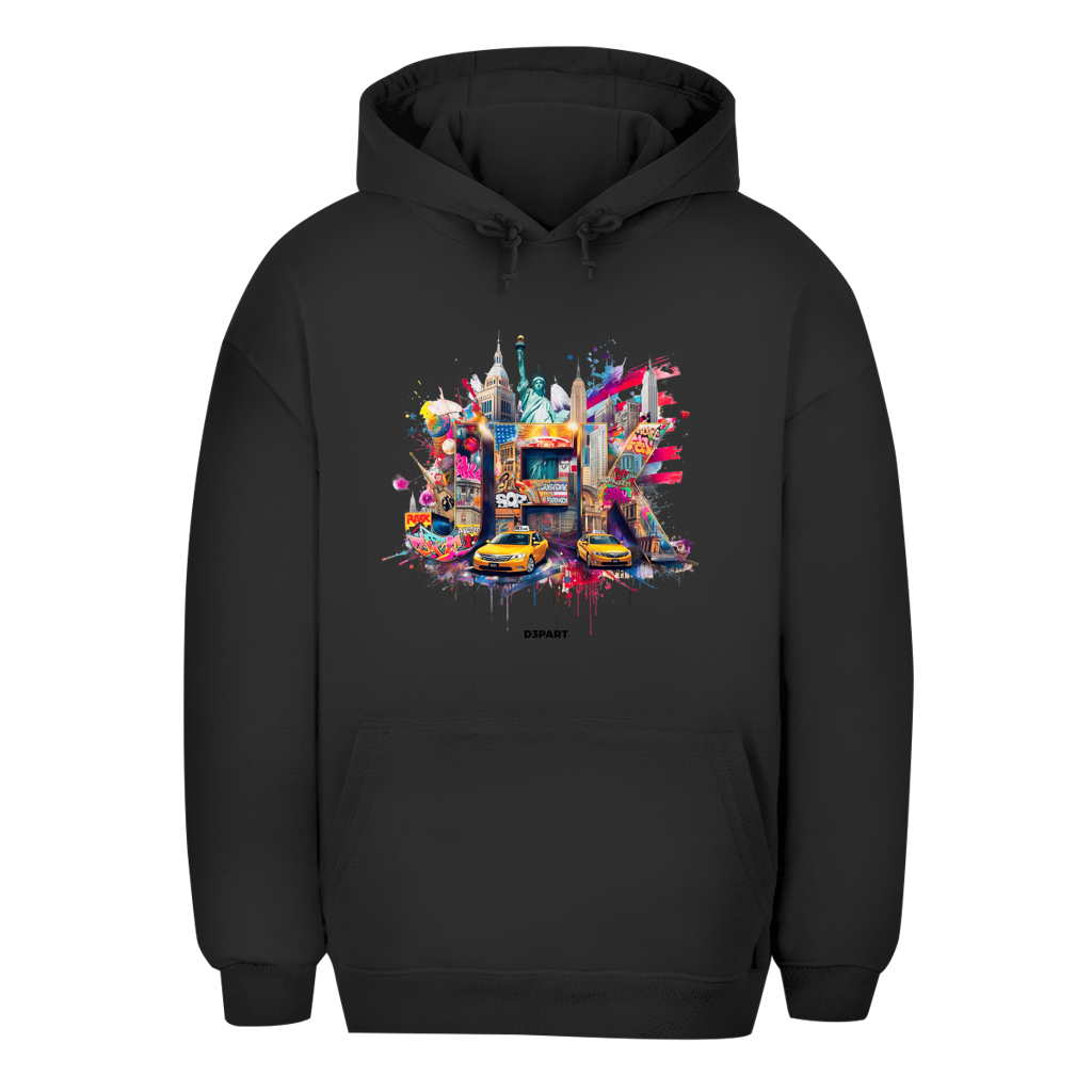 D3PART™ - New York I JFK - Signature Oversized Hoodie