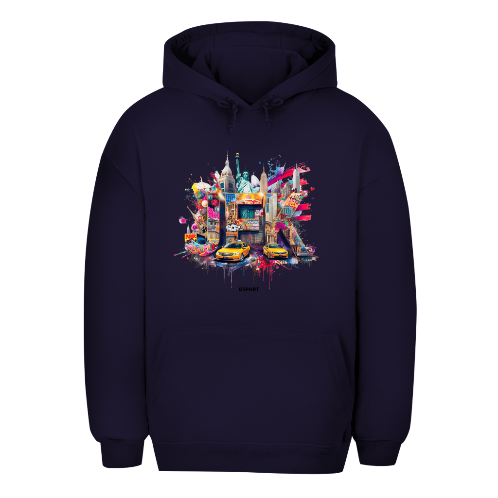 D3PART™ - New York I JFK - Signature Oversized Hoodie
