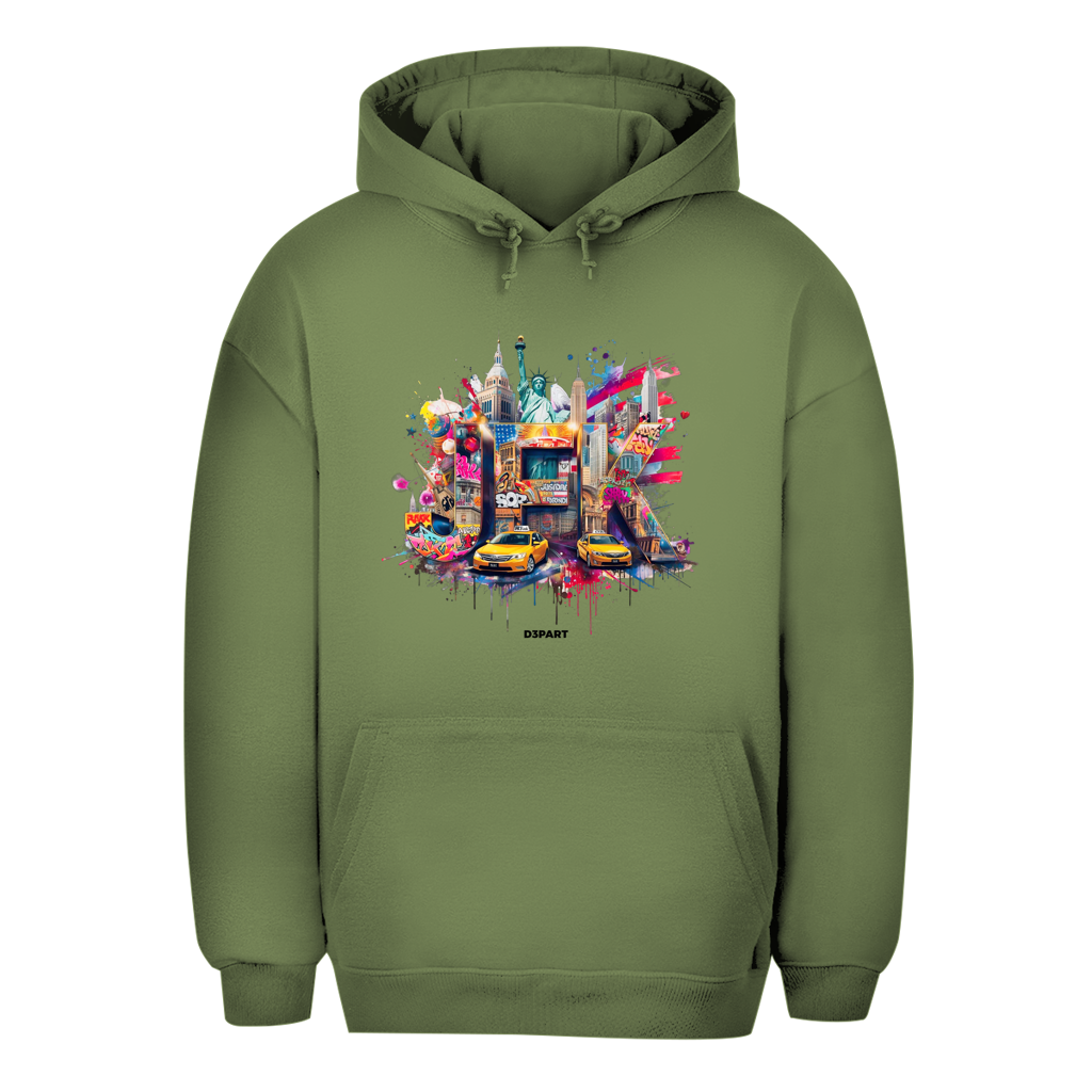 D3PART™ - New York I JFK - Signature Oversized Hoodie