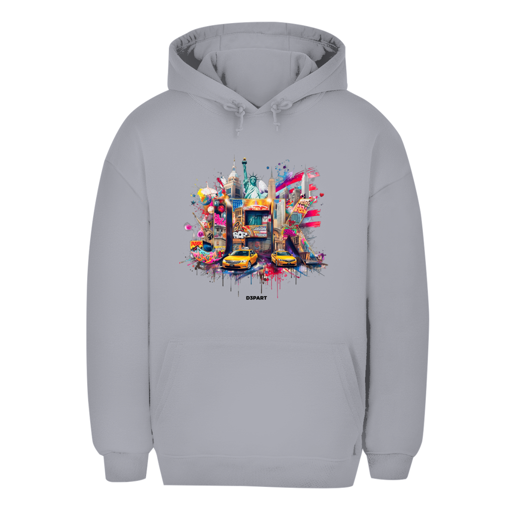D3PART™ - New York I JFK - Signature Oversized Hoodie