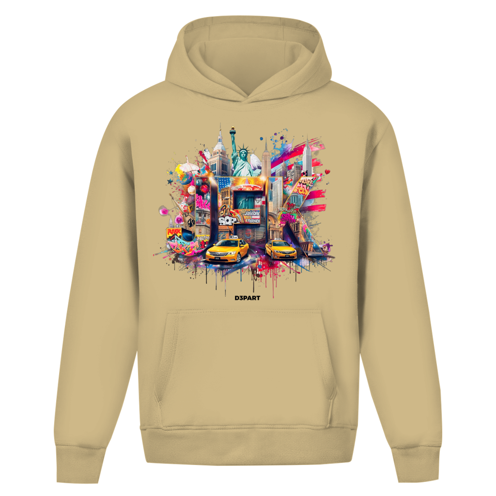 D3PART™ - New York I JFK - Core Oversized Hoodie