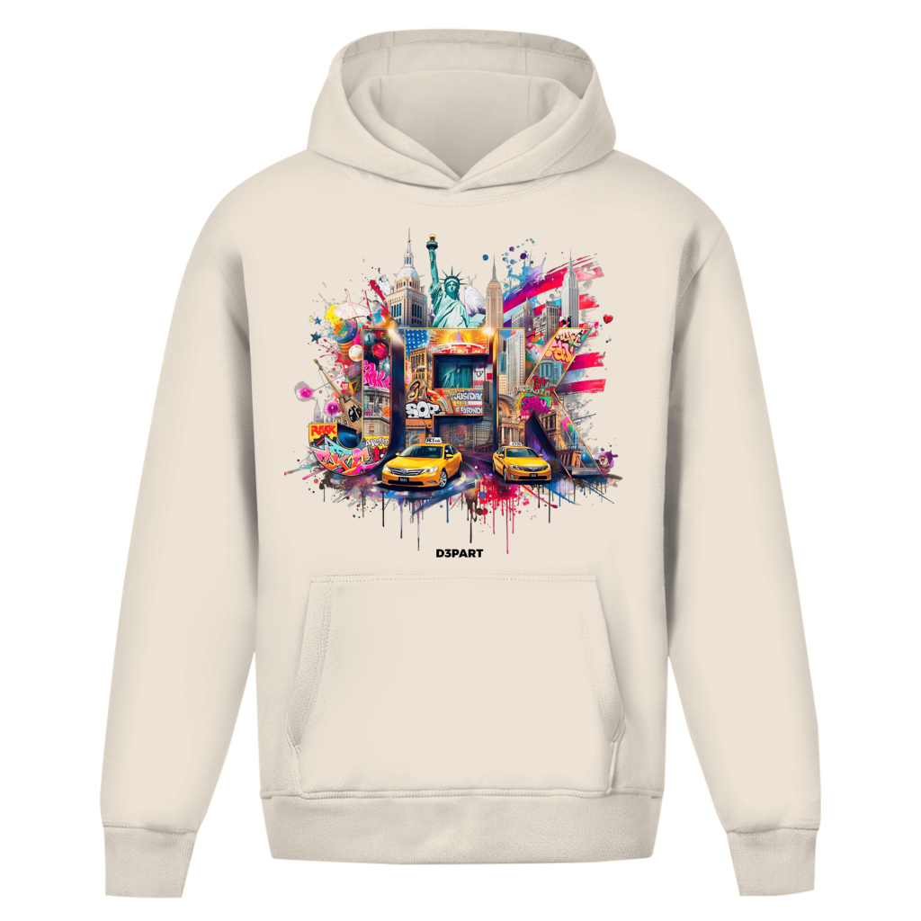 D3PART™ - New York I JFK - Core Oversized Hoodie
