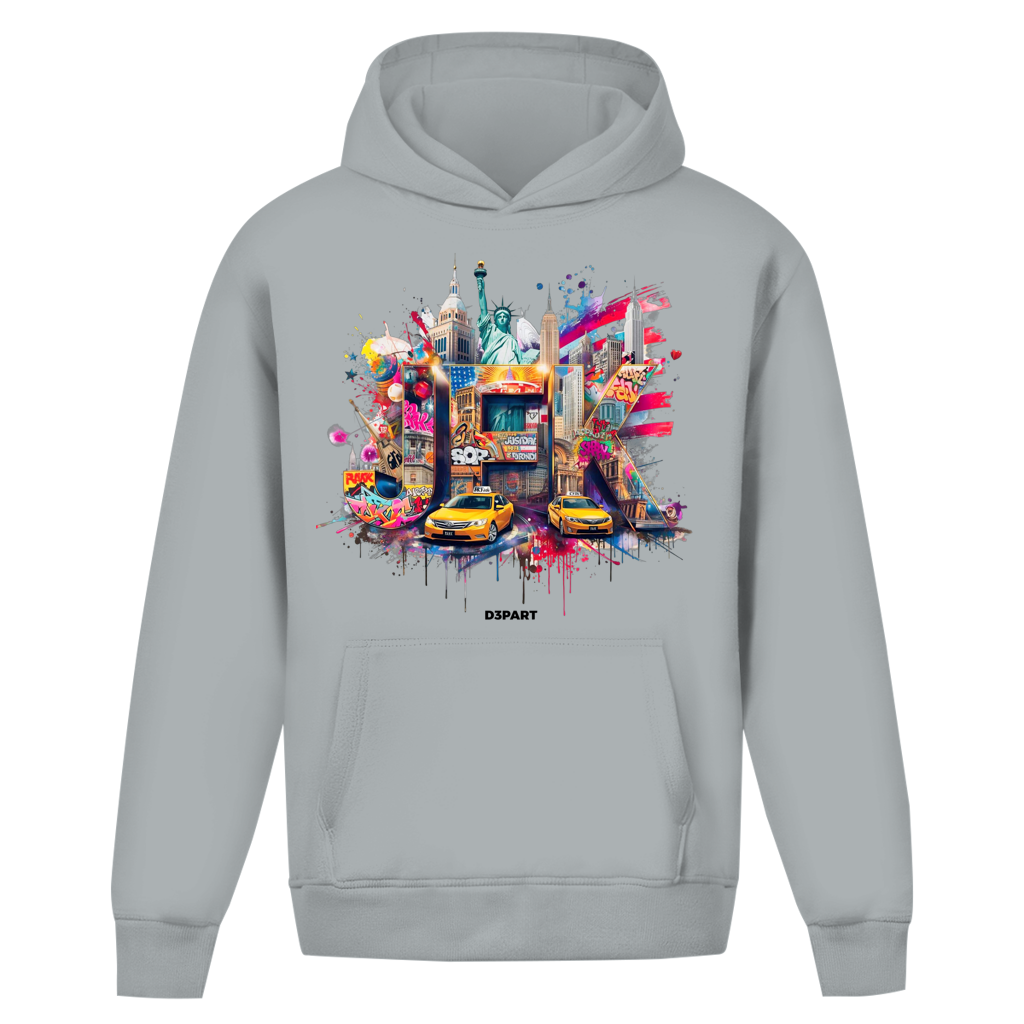 D3PART™ - New York I JFK - Core Oversized Hoodie