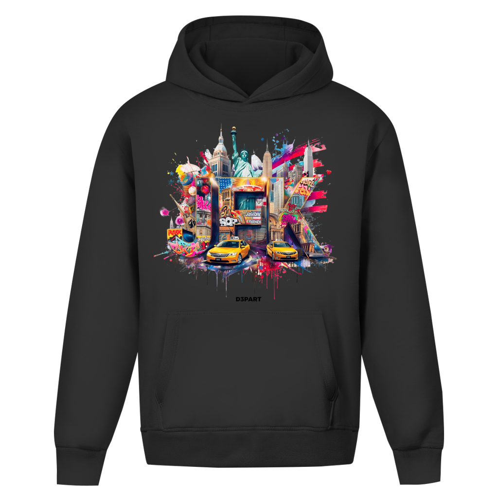 D3PART™ - New York I JFK - Core Oversized Hoodie