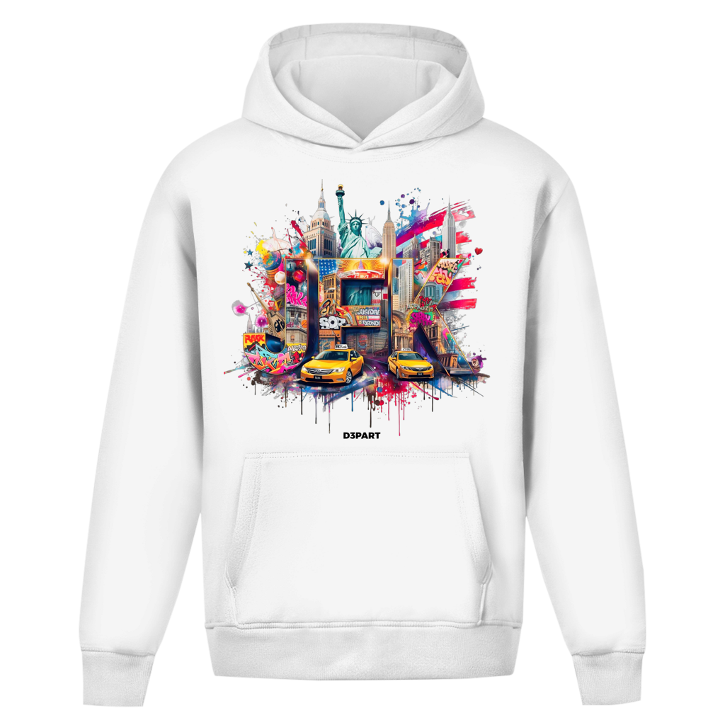 D3PART™ - New York I JFK - Core Oversized Hoodie