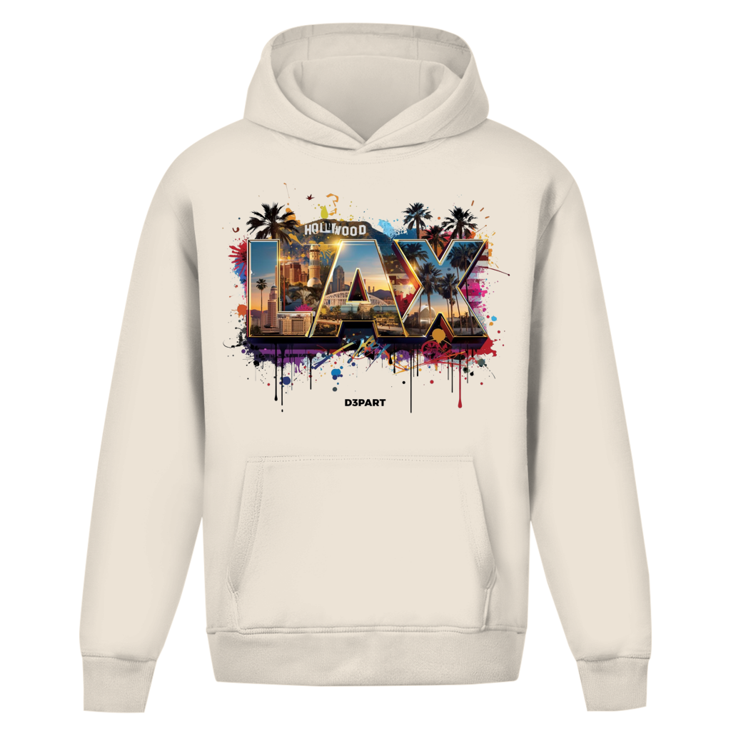 D3PART™ - Los Angeles I LAX - Core Oversized Hoodie
