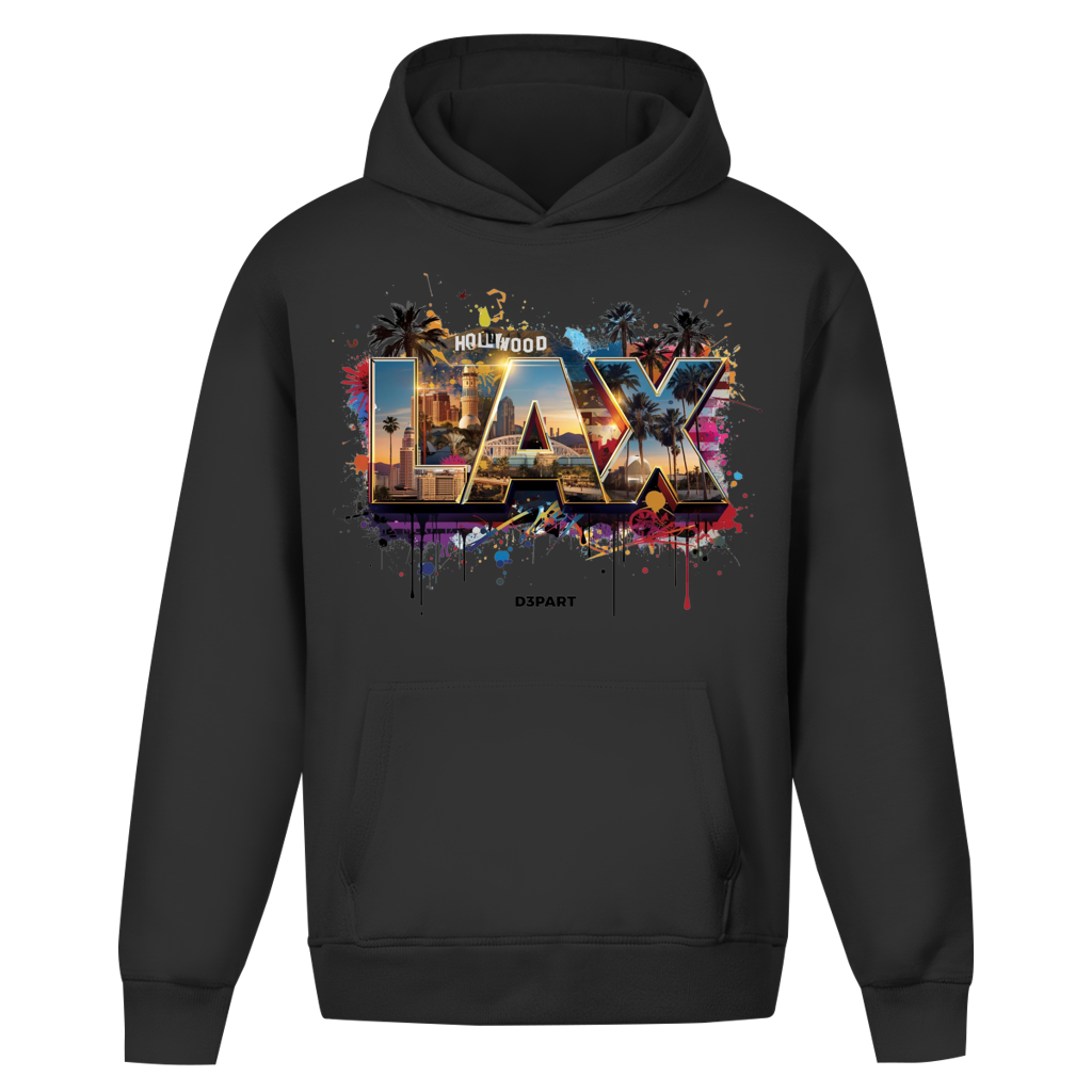 D3PART™ - Los Angeles I LAX - Core Oversized Hoodie