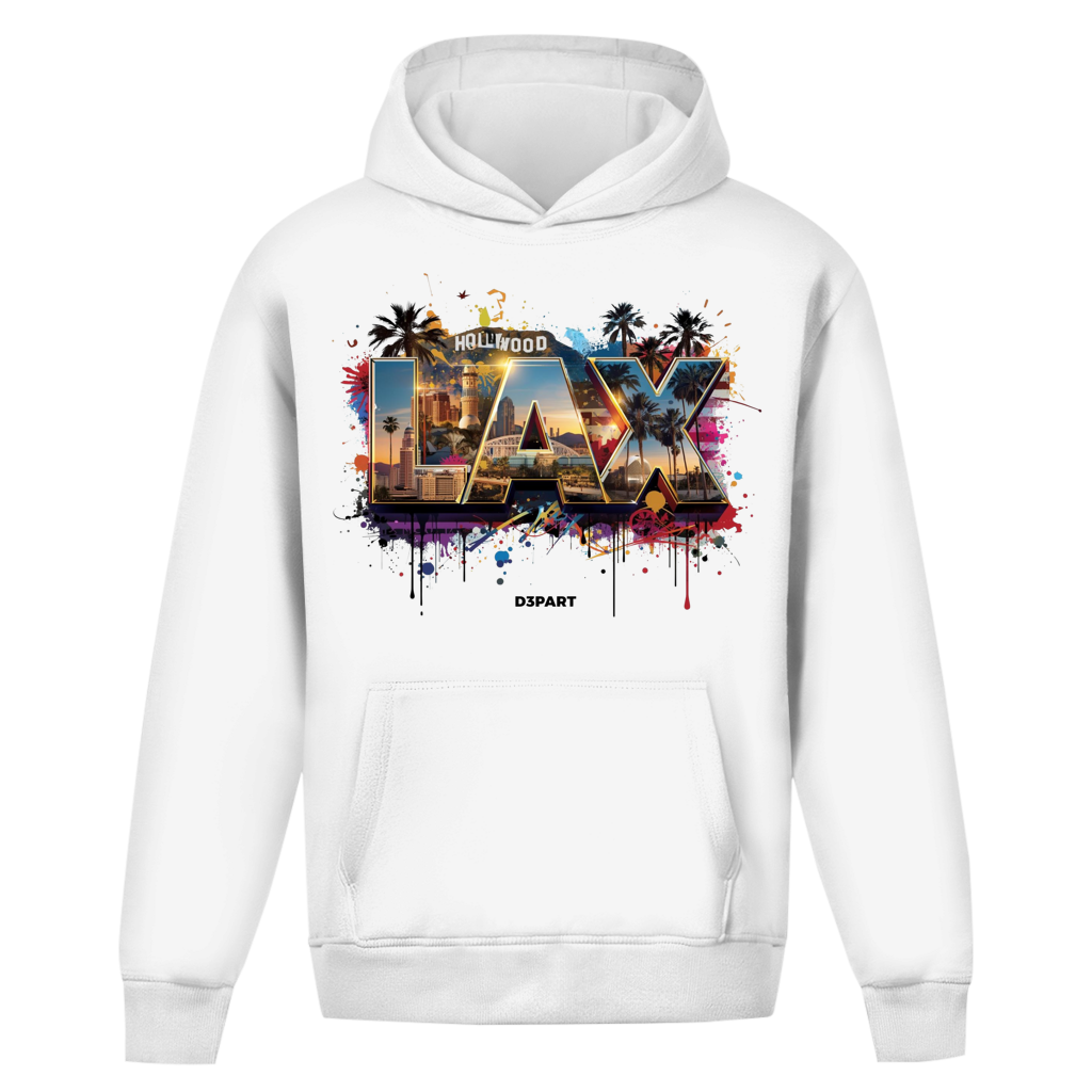 D3PART™ - Los Angeles I LAX - Core Oversized Hoodie