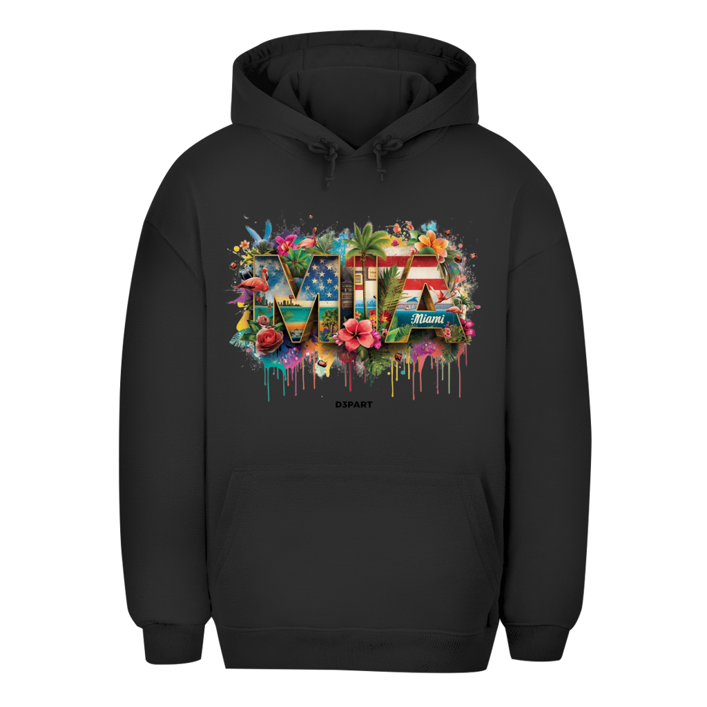 D3PART™ - Miami I MIA - Signature Oversized Hoodie
