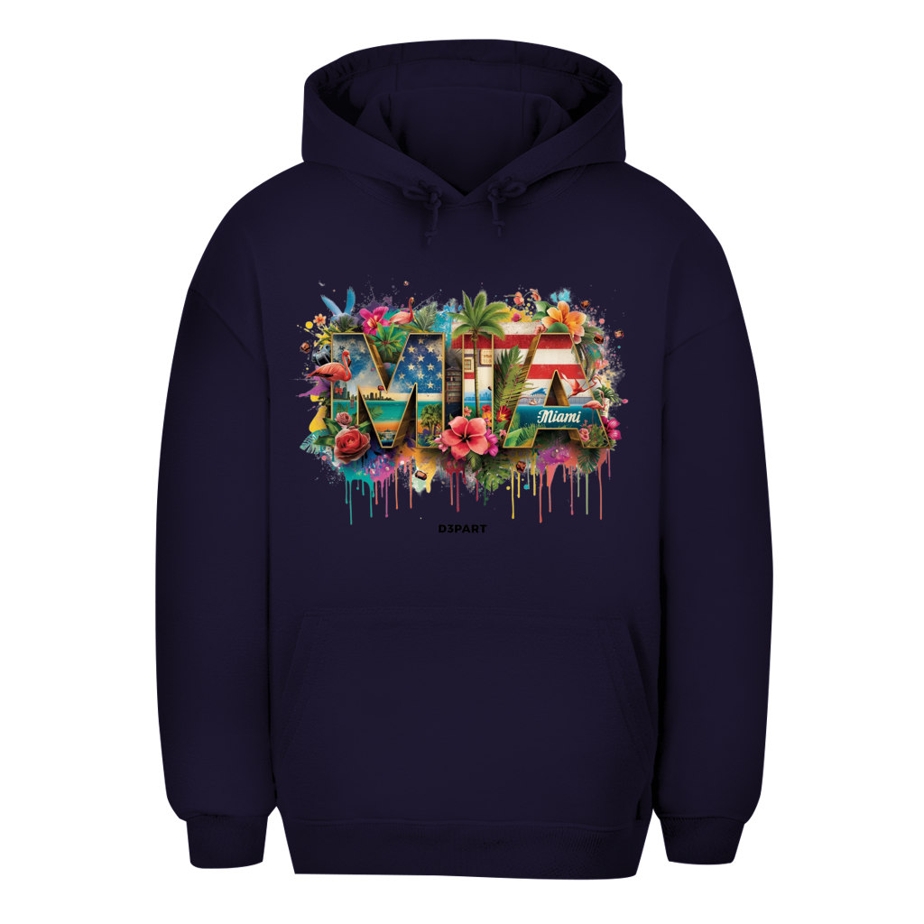 D3PART™ - Miami I MIA - Signature Oversized Hoodie