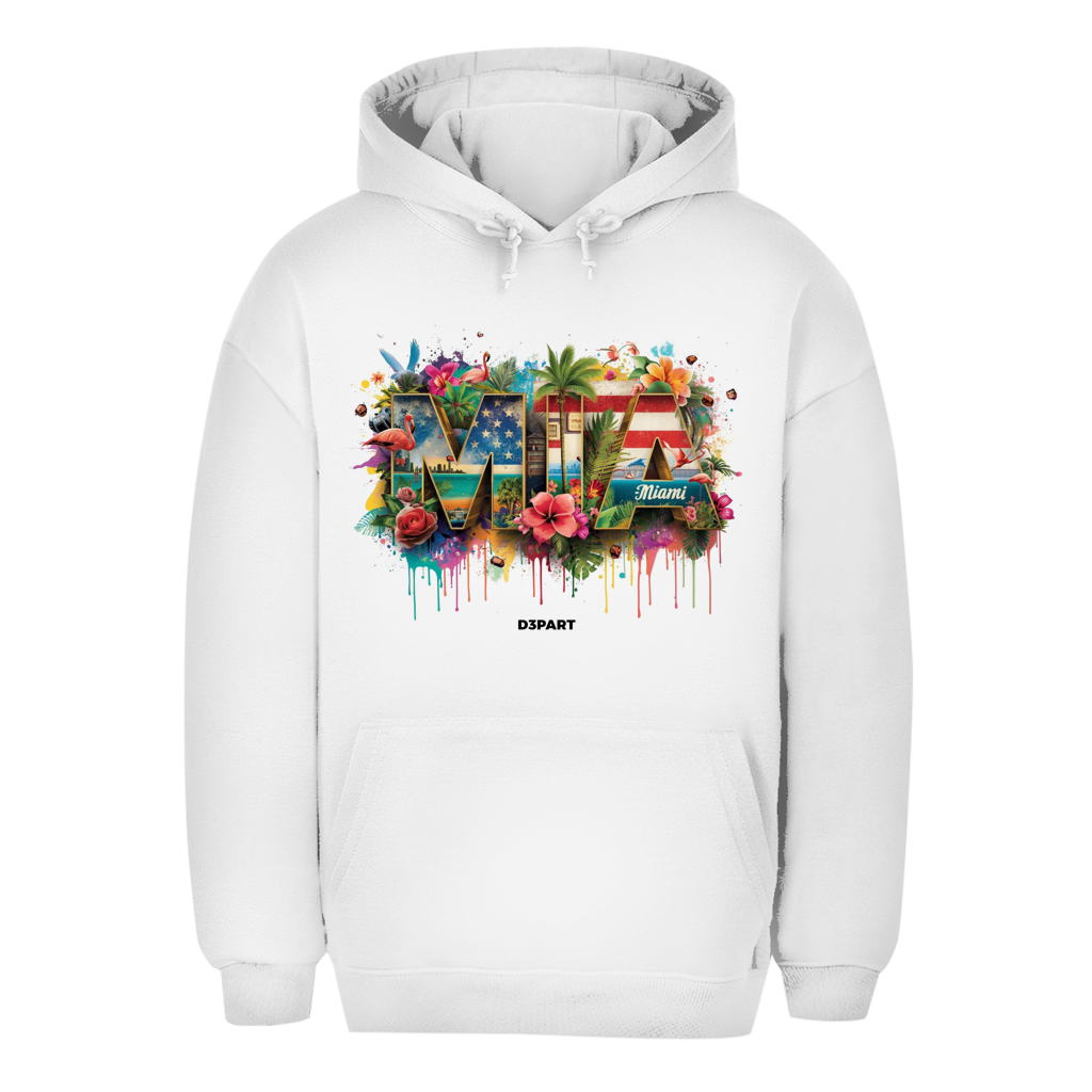 D3PART™ - Miami I MIA - Signature Oversized Hoodie