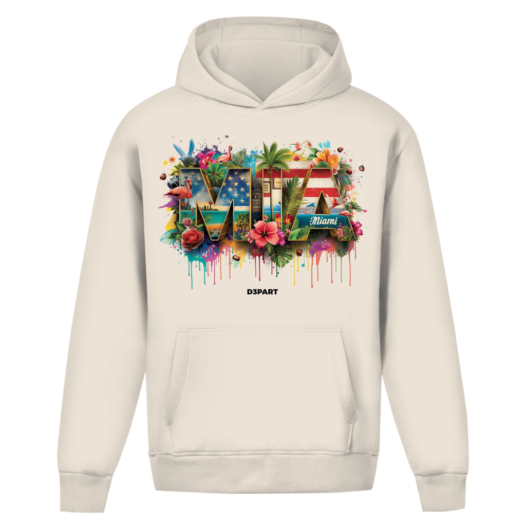 D3PART™ - Miami I MIA - Core Oversized Hoodie