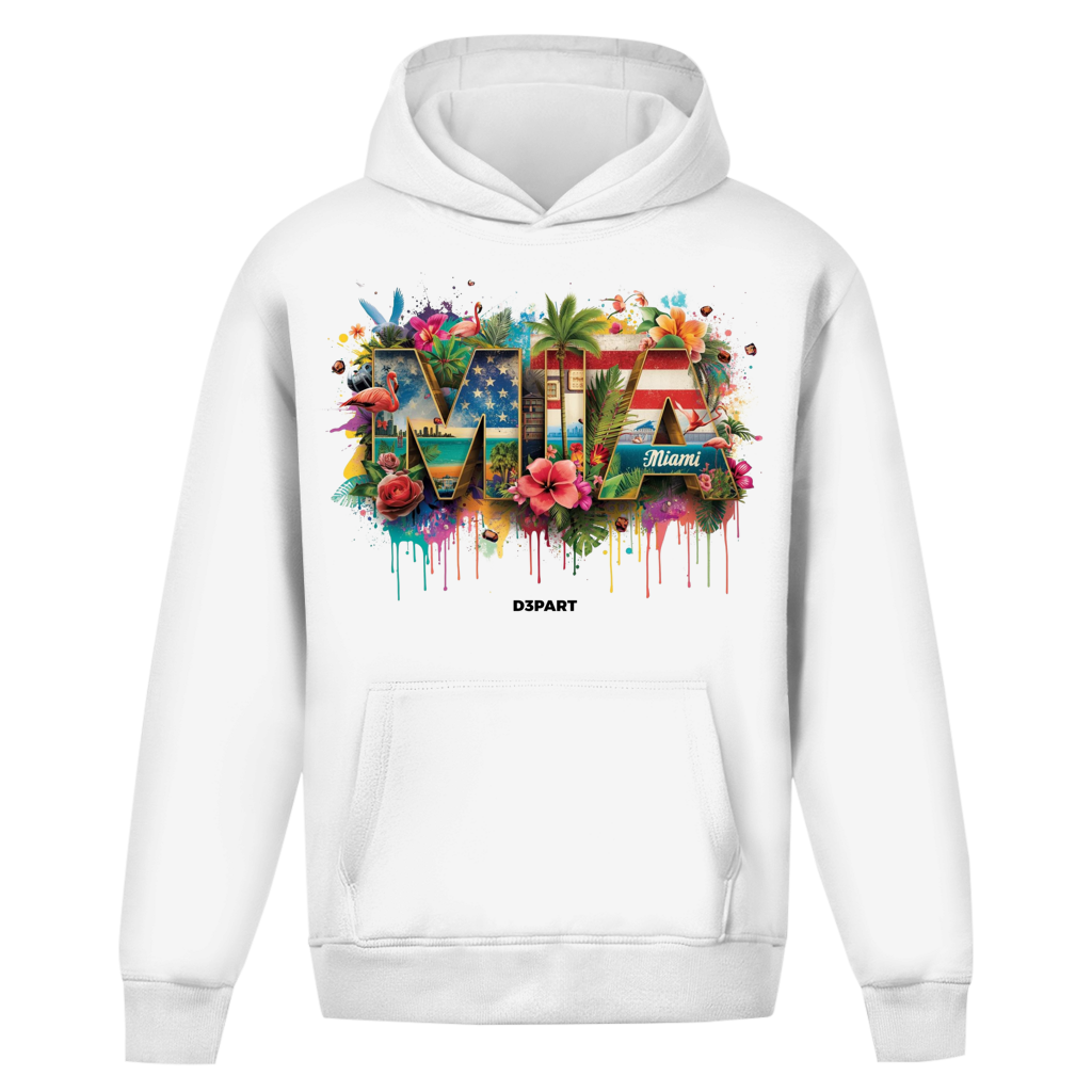 D3PART™ - Miami I MIA - Core Oversized Hoodie