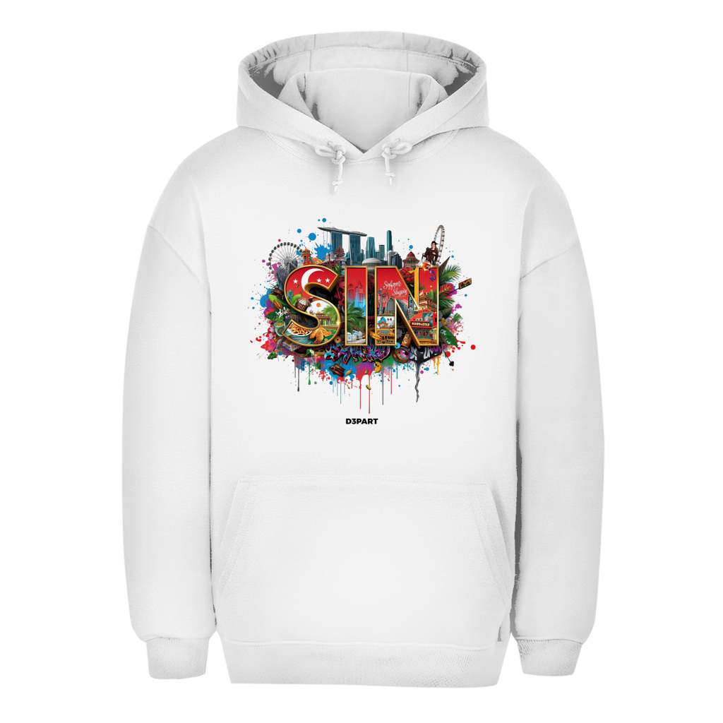 D3PART™ - Singapur I SIN - Signature Oversized Hoodie