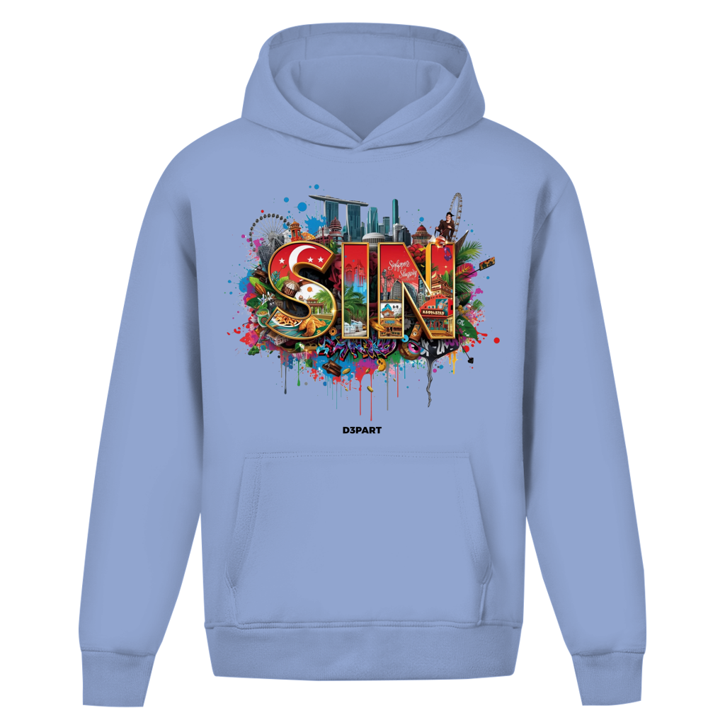 D3PART™ - Singapur I SIN - Core Oversized Hoodie